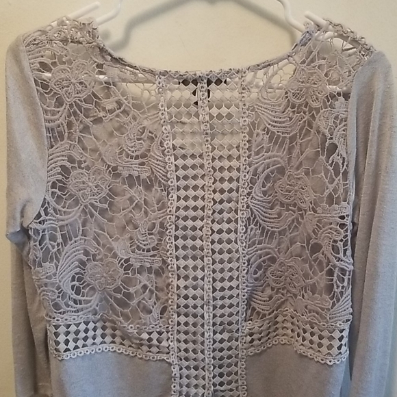 I Jeans By Buffalo Grey 3/4 Length Shirt - Picture 3 of 6